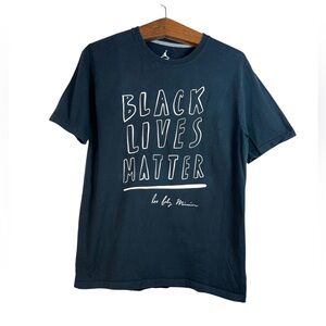 Jordan Mens Black Lives Matter Graphic T-Shirt Size M